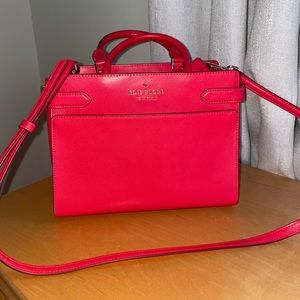 Pink Kate Spade crossbody purse